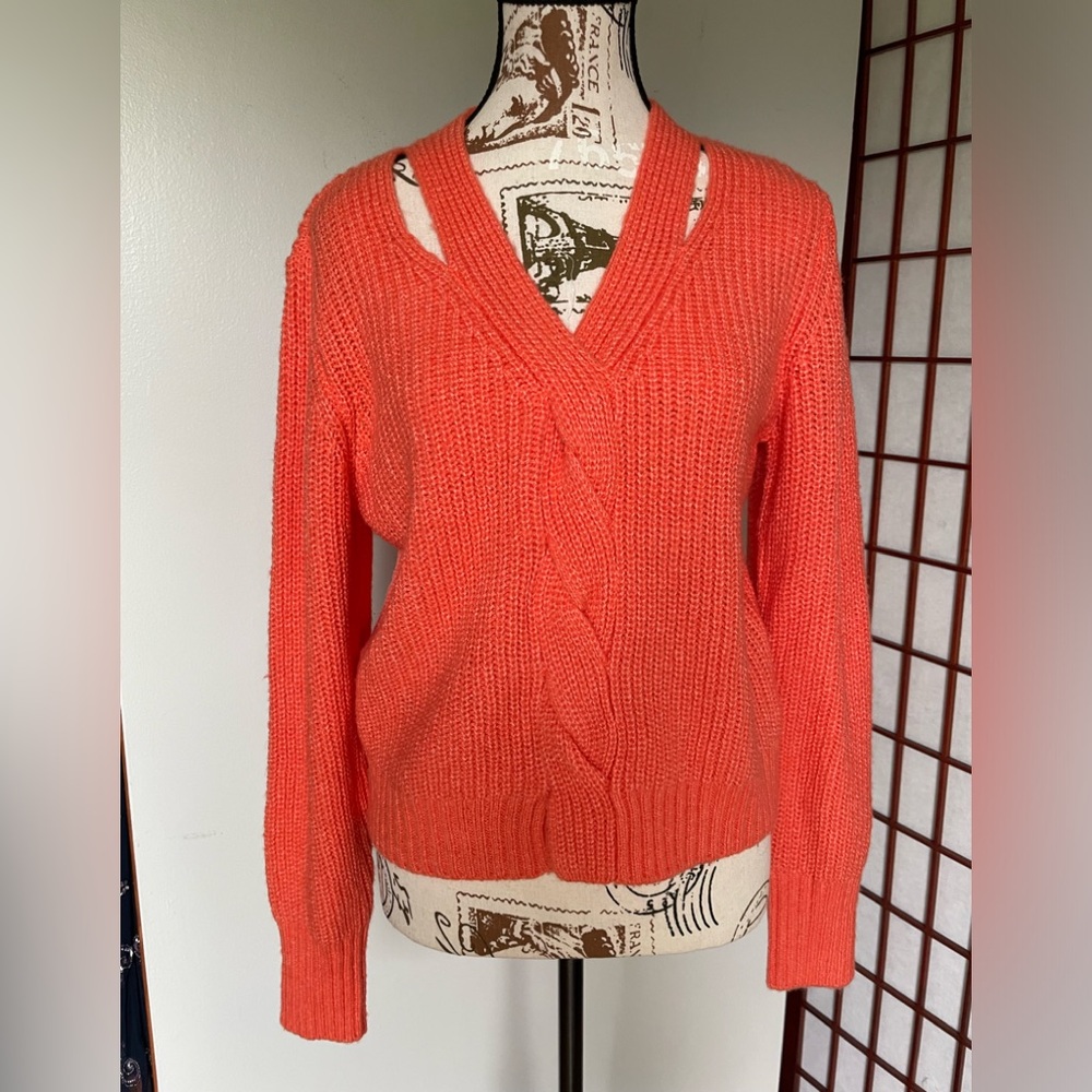 Nine West Twist Front Sweater, Size M